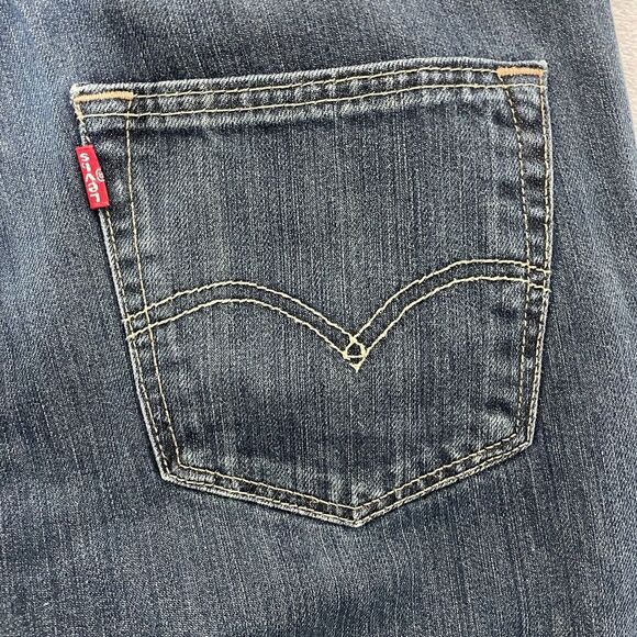 Levis 501XX Jeans Mens 30x32 (31x30) Blue Denim Button Fly Dark Wash 5 Pocket - Picture 9 of 16